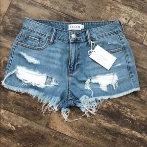 Shop Talulah CELLO Jean shorts